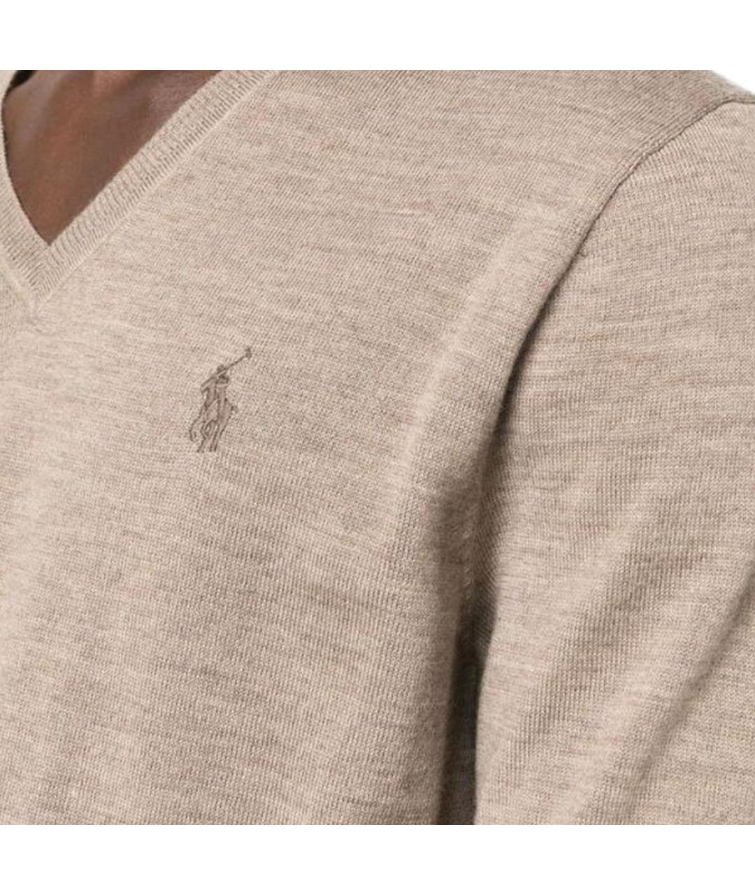 POLO RALPH LAUREN Бежевый джемпер / свитер, фото 6