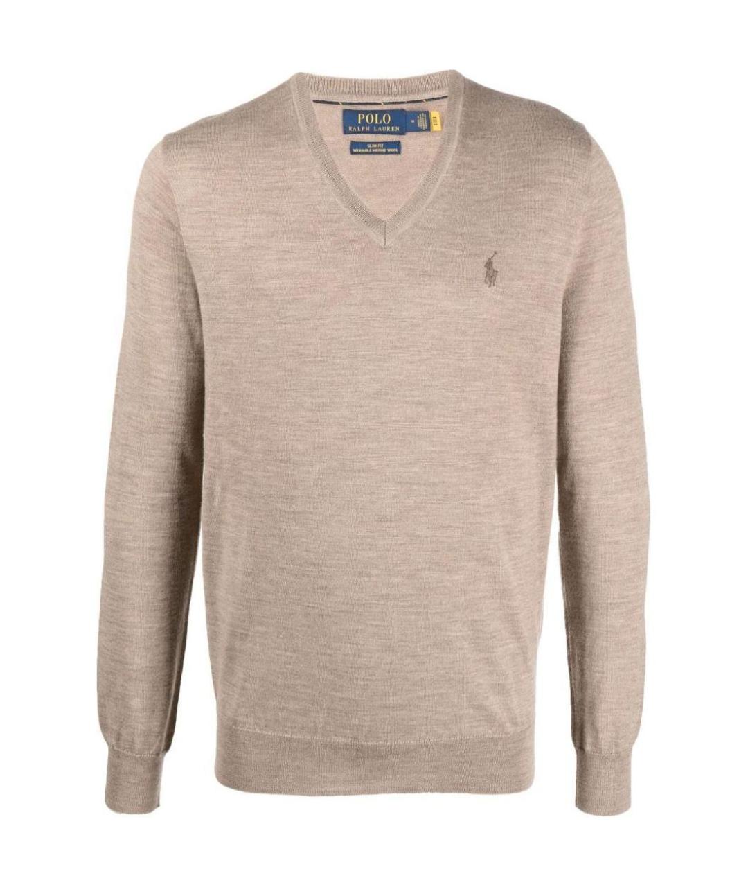 POLO RALPH LAUREN Бежевый джемпер / свитер, фото 1