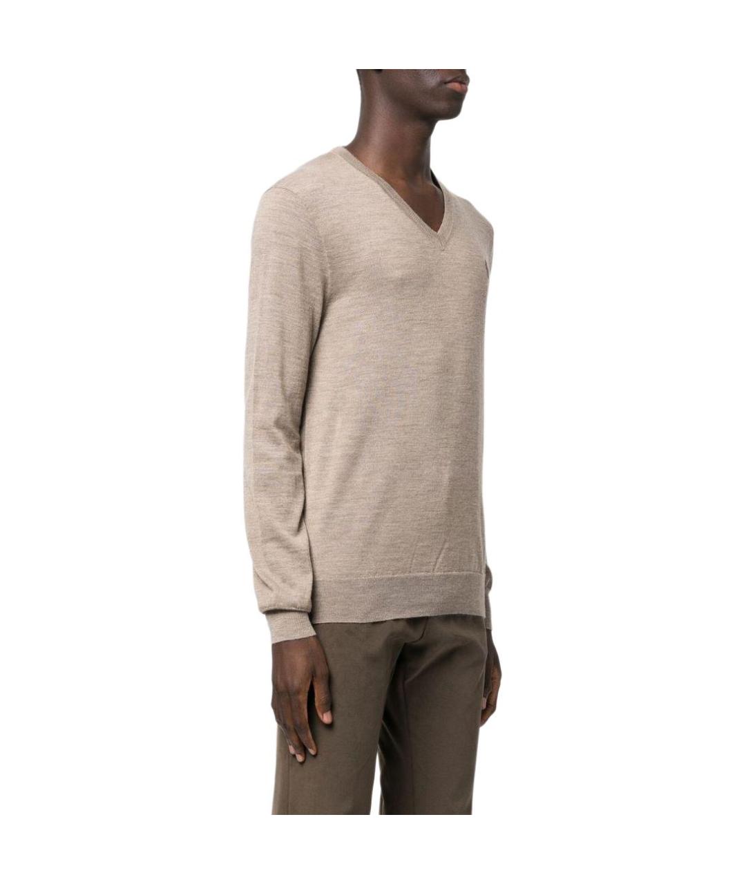 POLO RALPH LAUREN Бежевый джемпер / свитер, фото 4