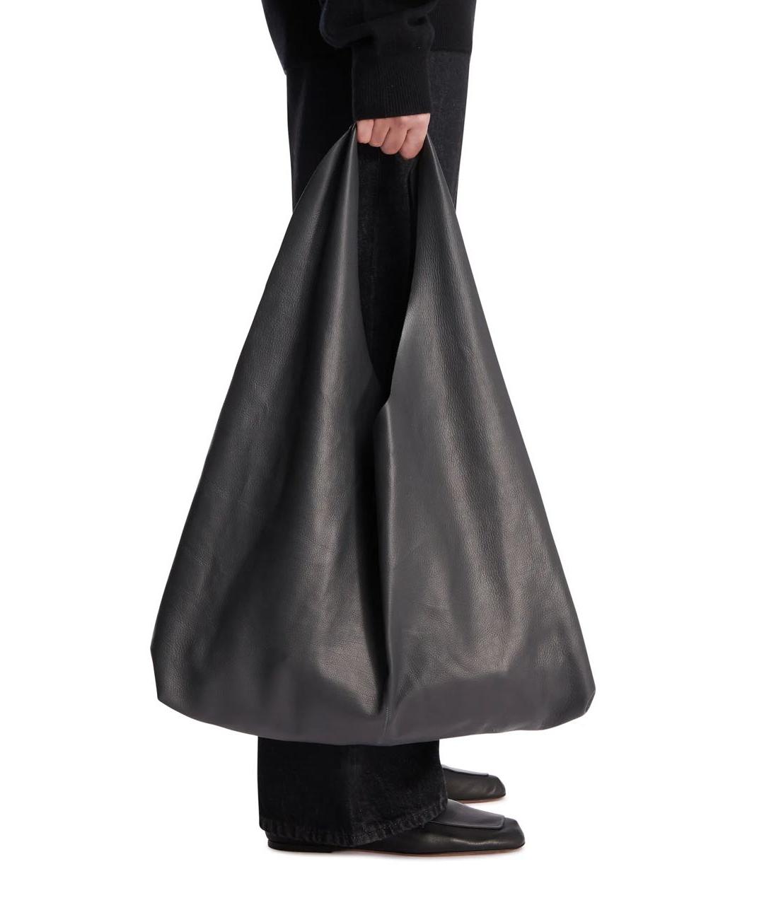 THE ROW Темно-синяя кожаная сумка через плечо, фото 6