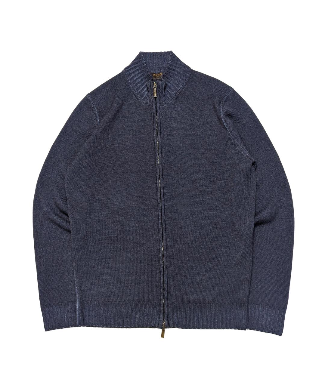 MOORER Синий шерстяной джемпер / свитер, фото 8