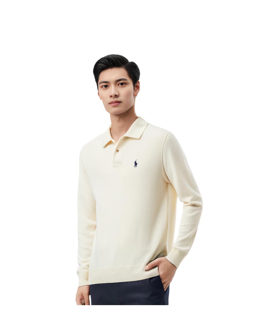 POLO RALPH LAUREN Бежевый джемпер / свитер, фото 7