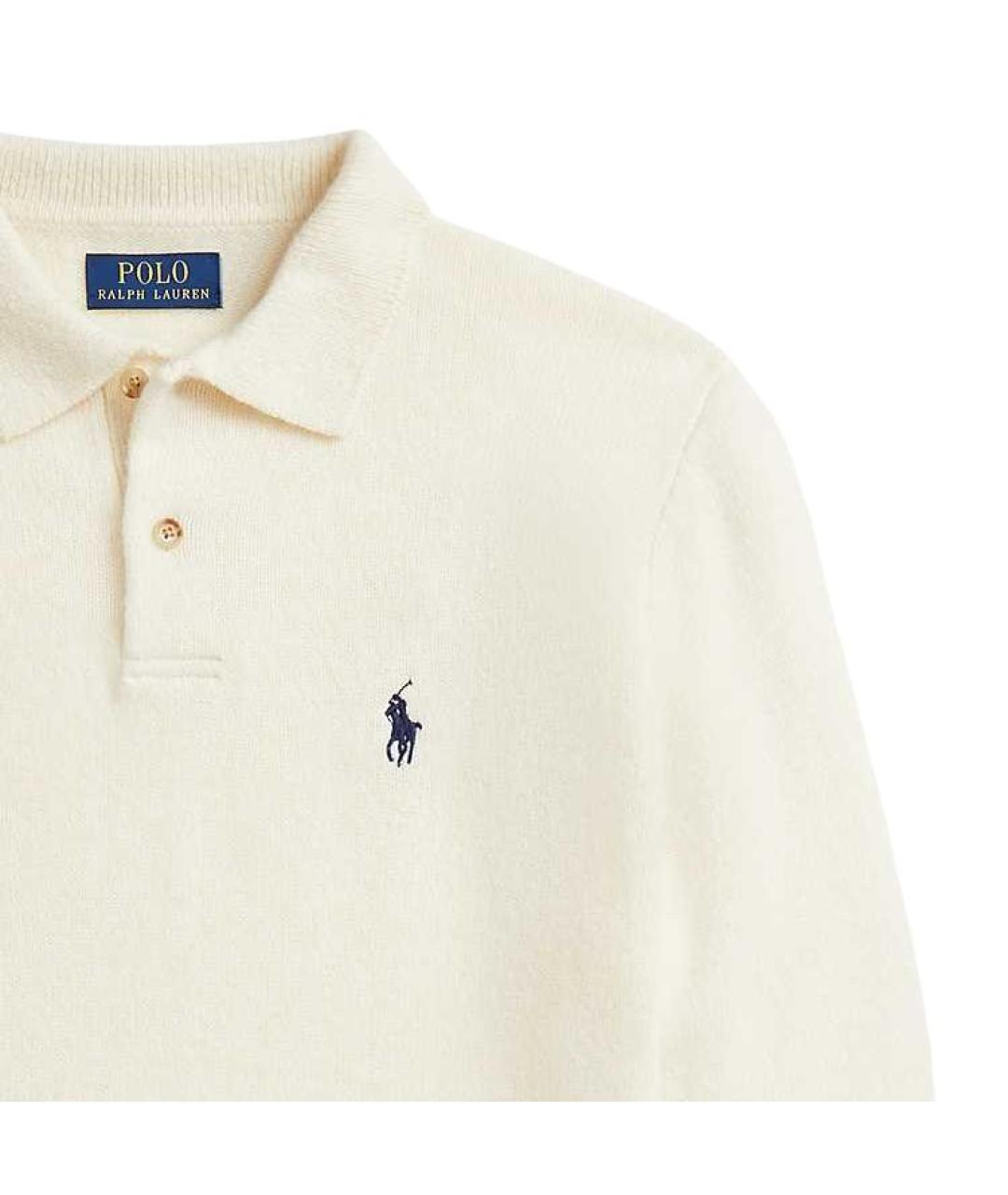 POLO RALPH LAUREN Бежевый джемпер / свитер, фото 4