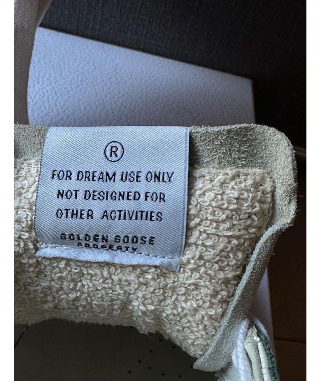 GOLDEN GOOSE DELUXE BRAND Белые кожаные кеды, фото 5