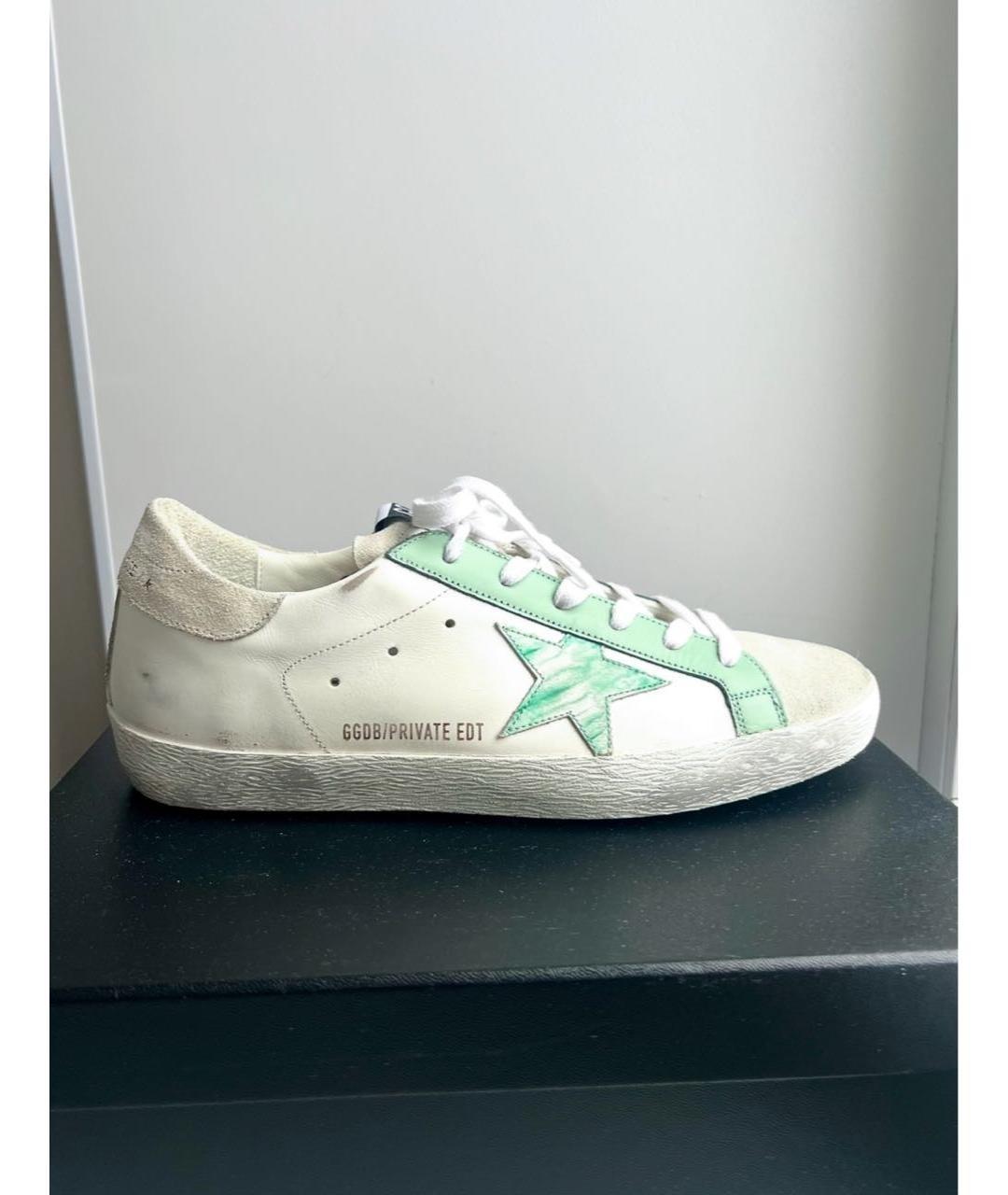 GOLDEN GOOSE DELUXE BRAND Белые кожаные кеды, фото 9