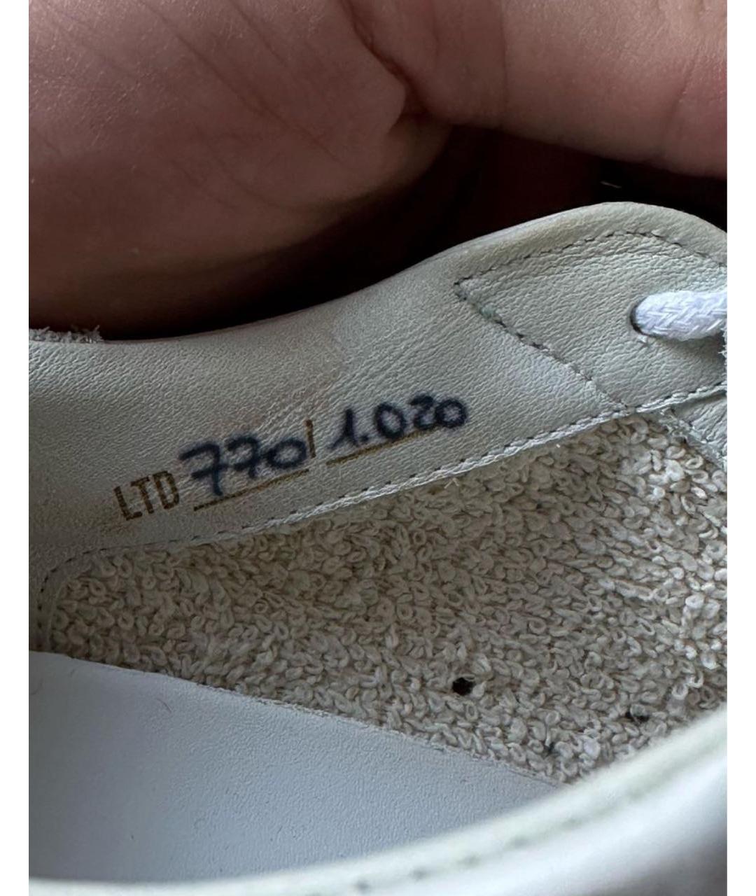 GOLDEN GOOSE DELUXE BRAND Белые кожаные кеды, фото 4