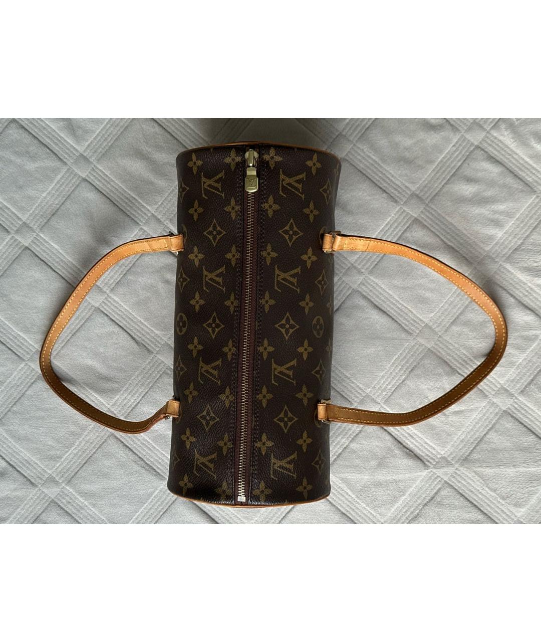 LOUIS VUITTON Коричневая сумка с короткими ручками, фото 6