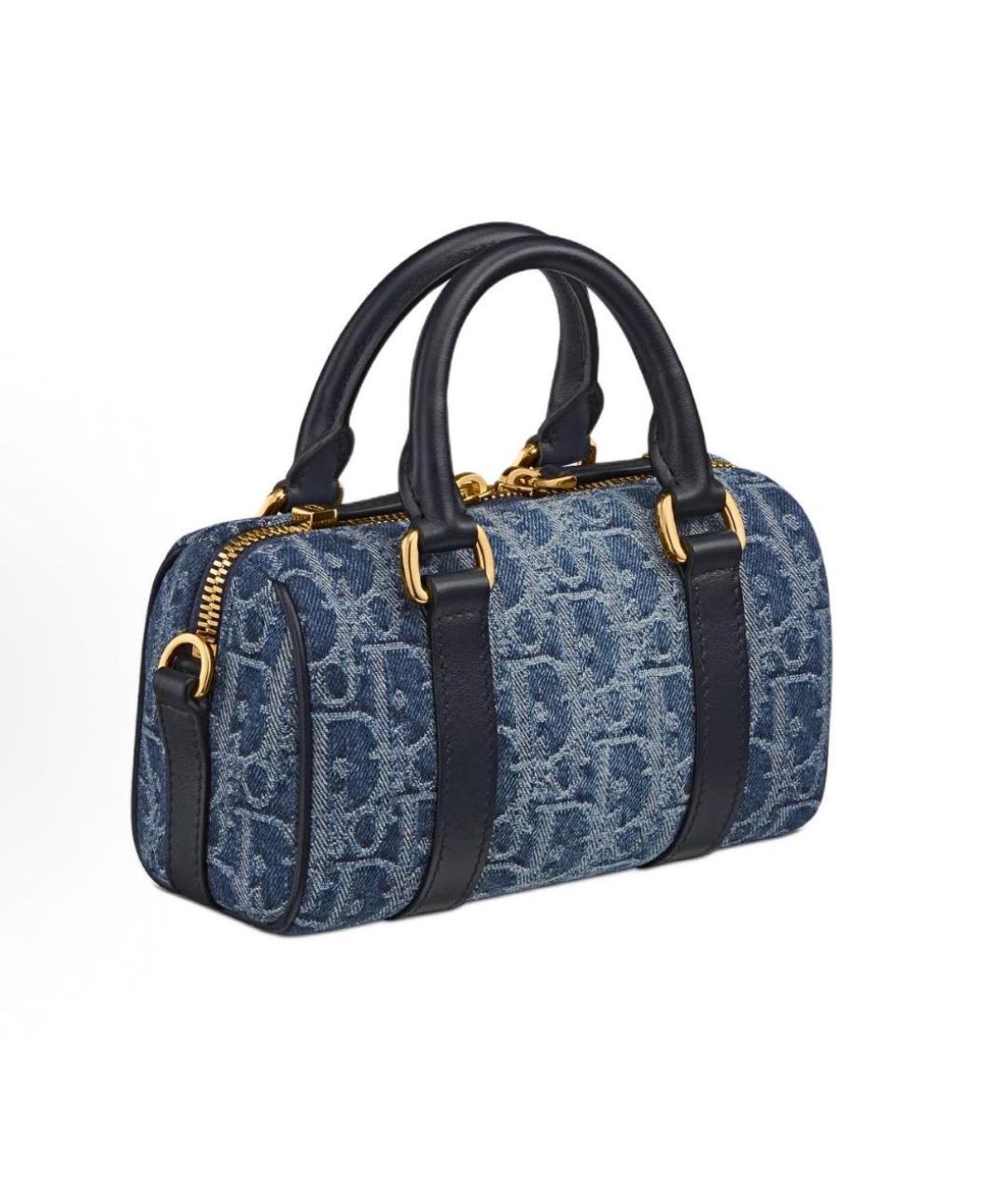 CHRISTIAN DIOR Синяя деним сумка через плечо, фото 2