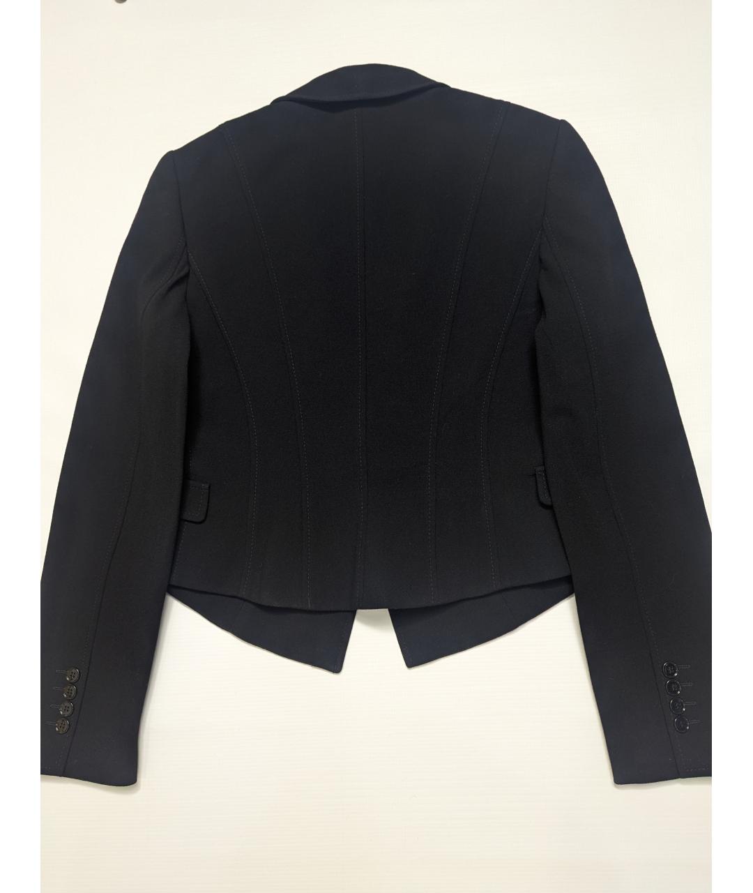 DOLCE&GABBANA Черный хлопковый жакет/пиджак, фото 4