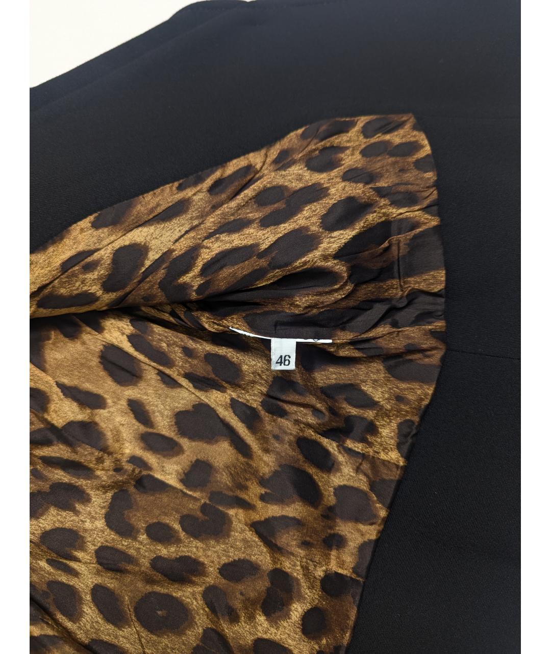 DOLCE&GABBANA Черный хлопковый жакет/пиджак, фото 6