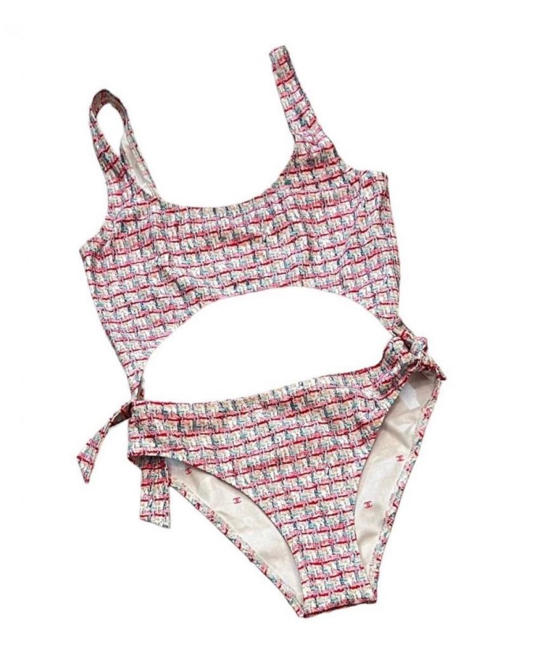 CHANEL Розовый полиэстеровый купальник, фото 9