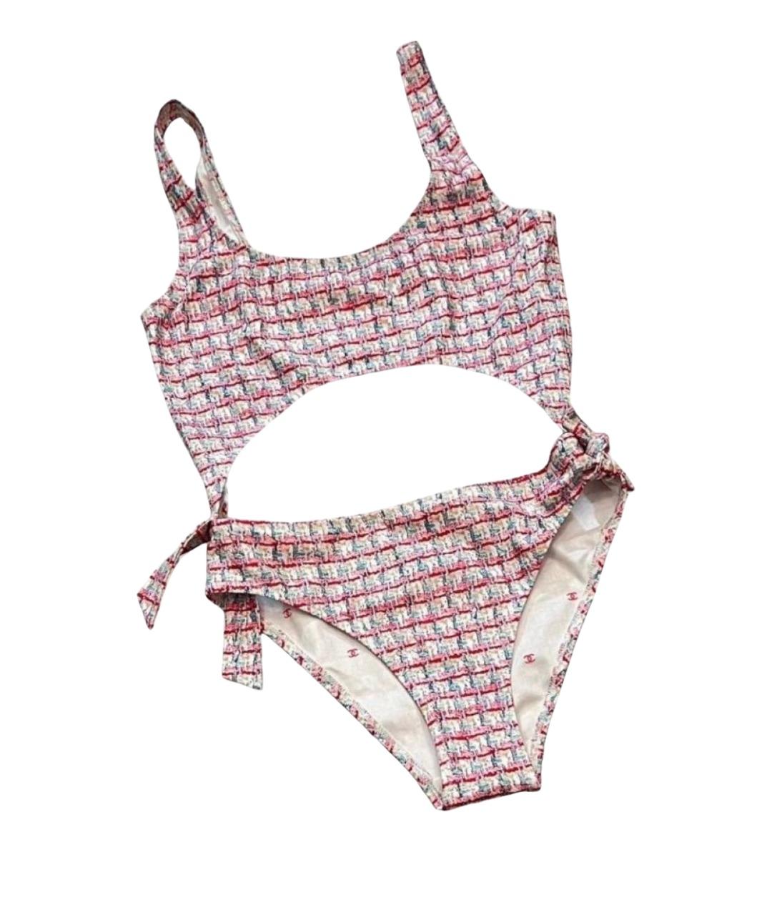 CHANEL Розовый полиэстеровый купальник, фото 1