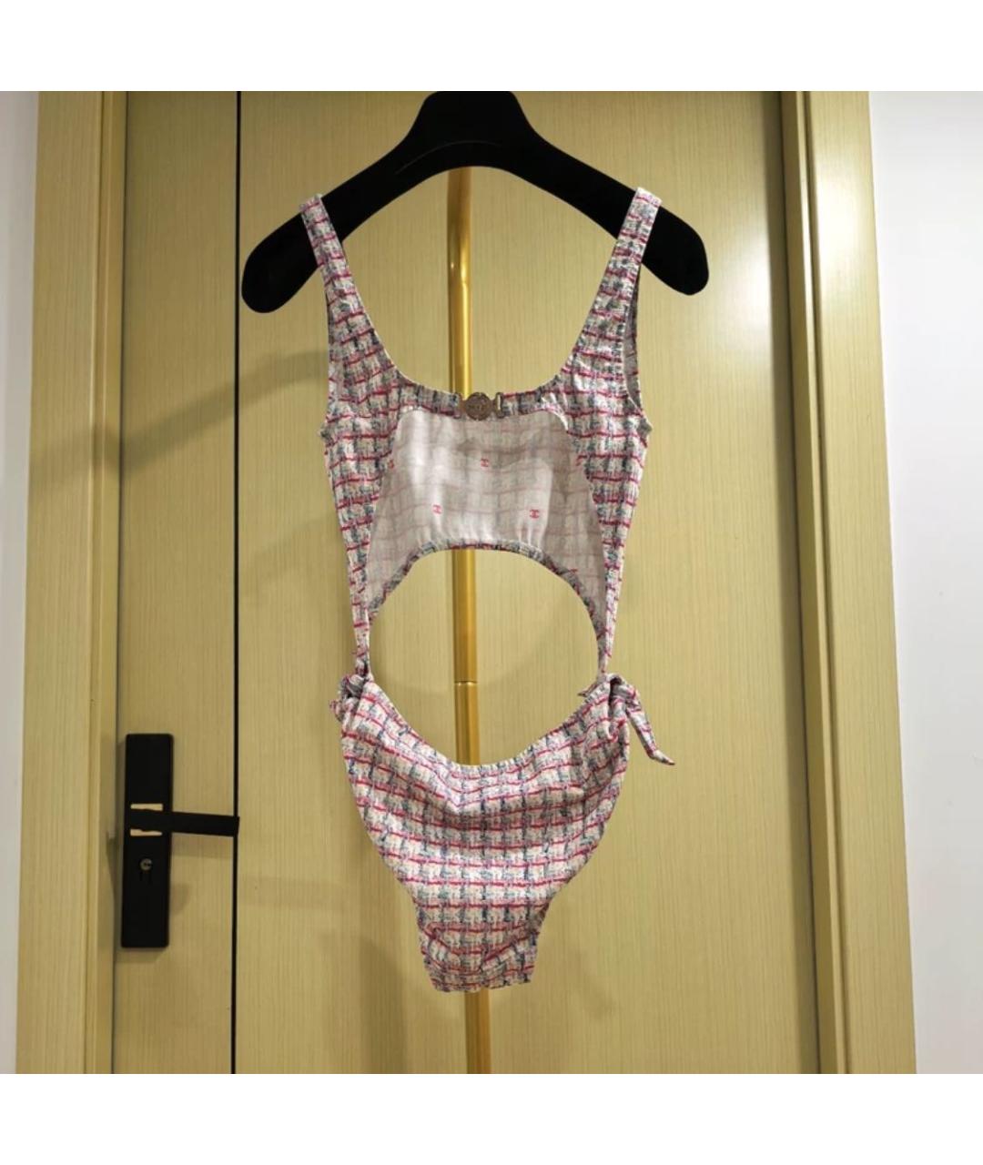 CHANEL Розовый полиэстеровый купальник, фото 5