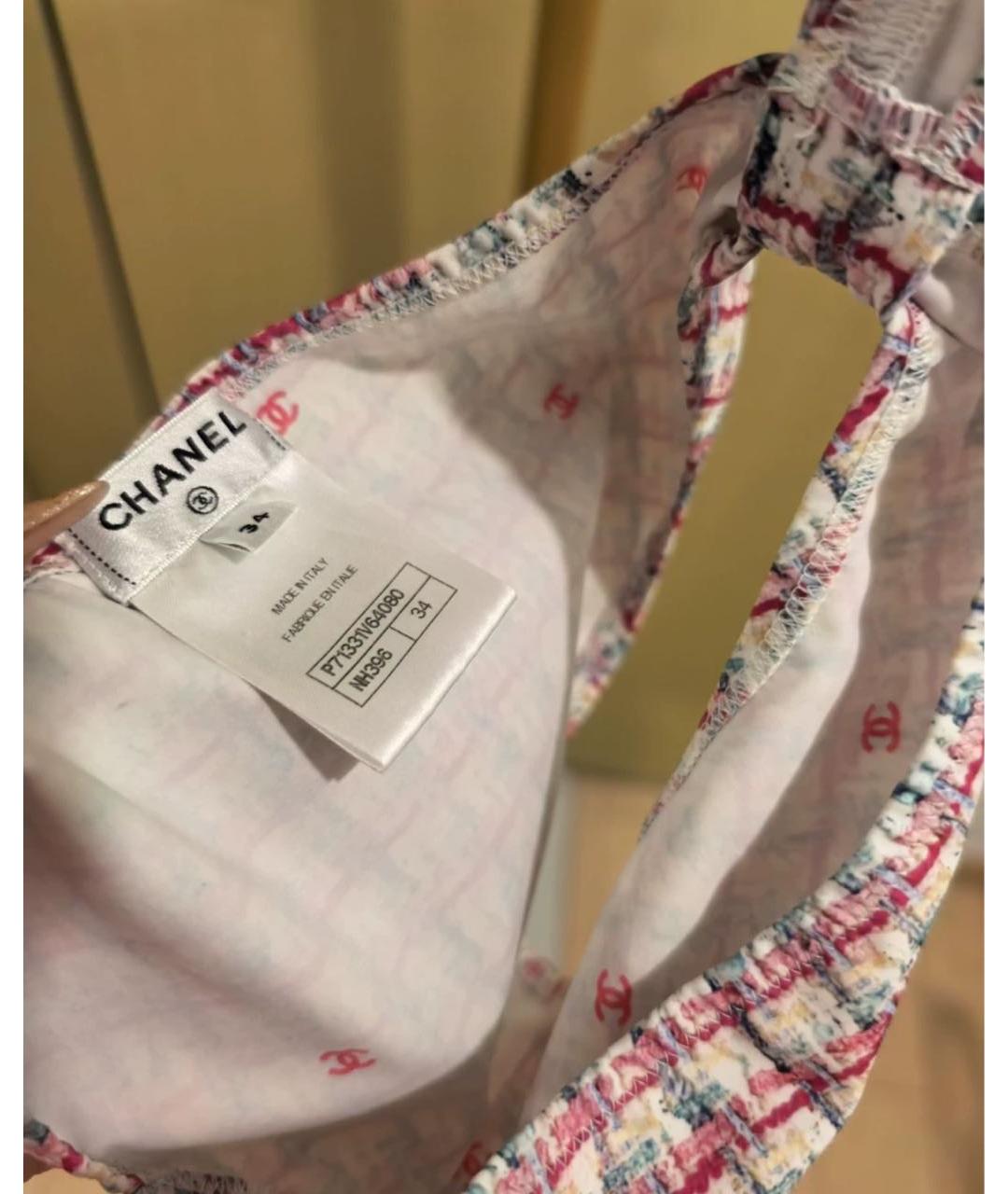 CHANEL Розовый полиэстеровый купальник, фото 7