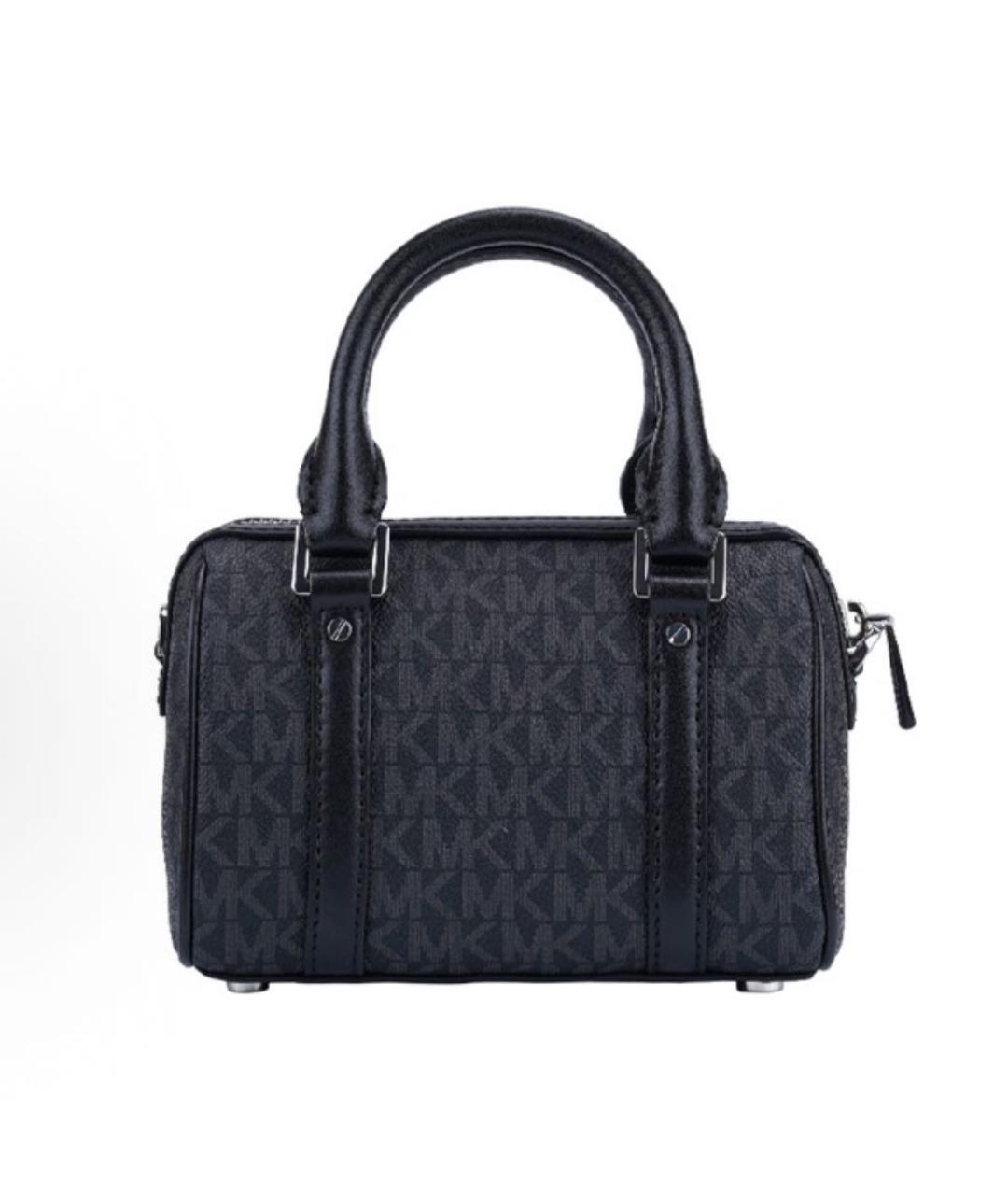 MICHAEL KORS Черная кожаная сумка через плечо, фото 4