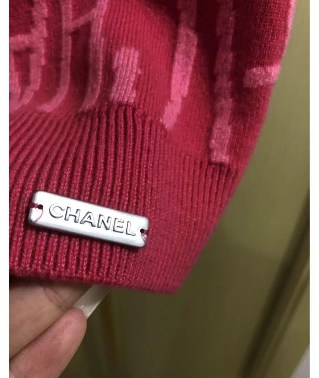 CHANEL Розовая хлопковая футболка, фото 5