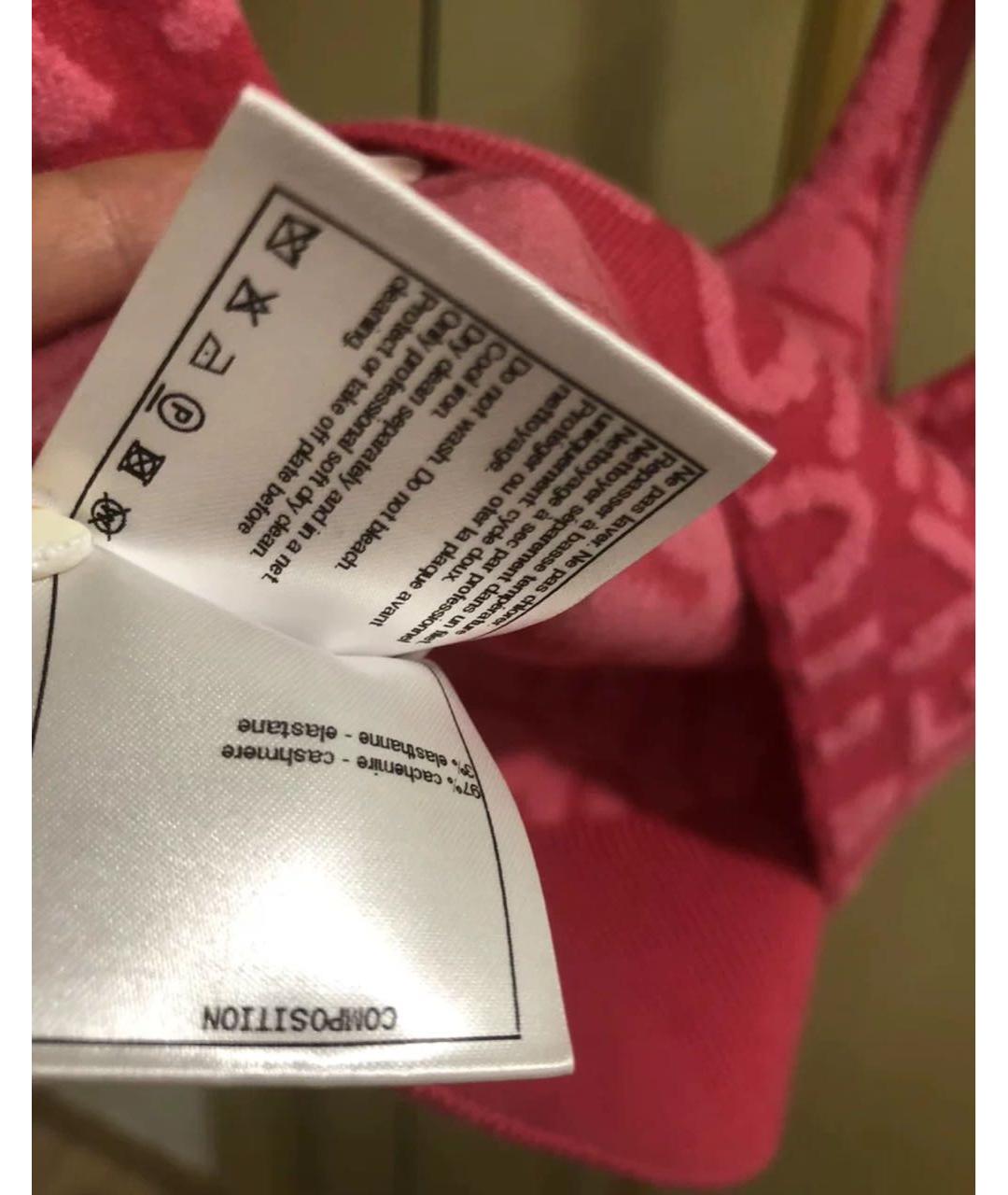 CHANEL Розовая хлопковая футболка, фото 7