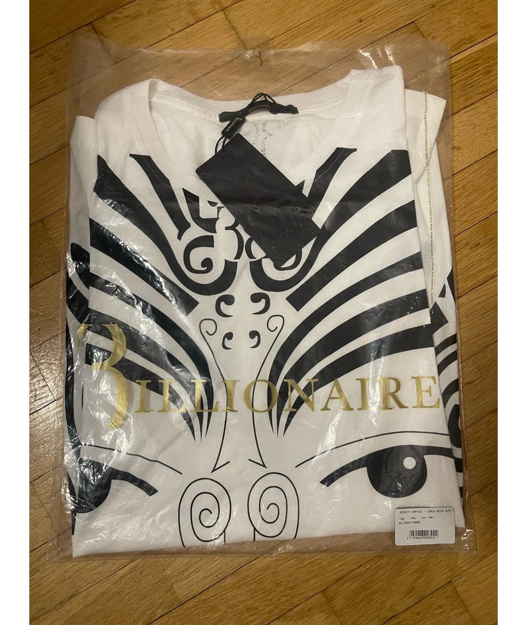 BILLIONAIRE Белая хлопковая футболка, фото 6