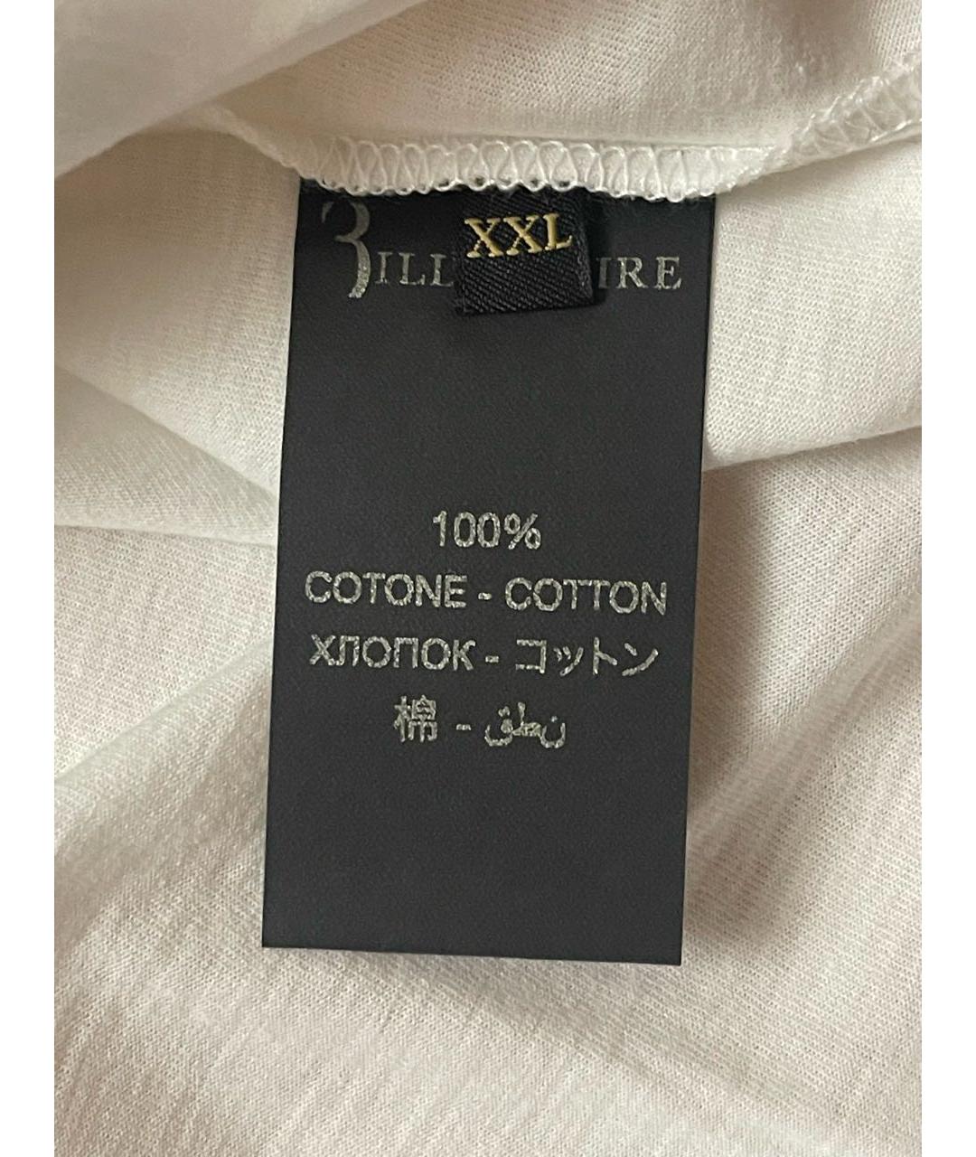 BILLIONAIRE Белая хлопковая футболка, фото 5