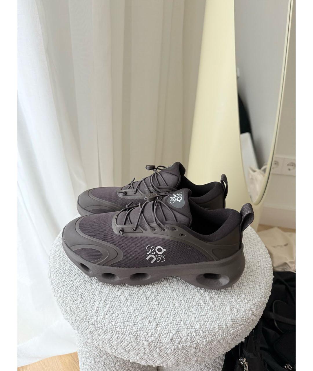 LOEWE Коричневые кроссовки, фото 9