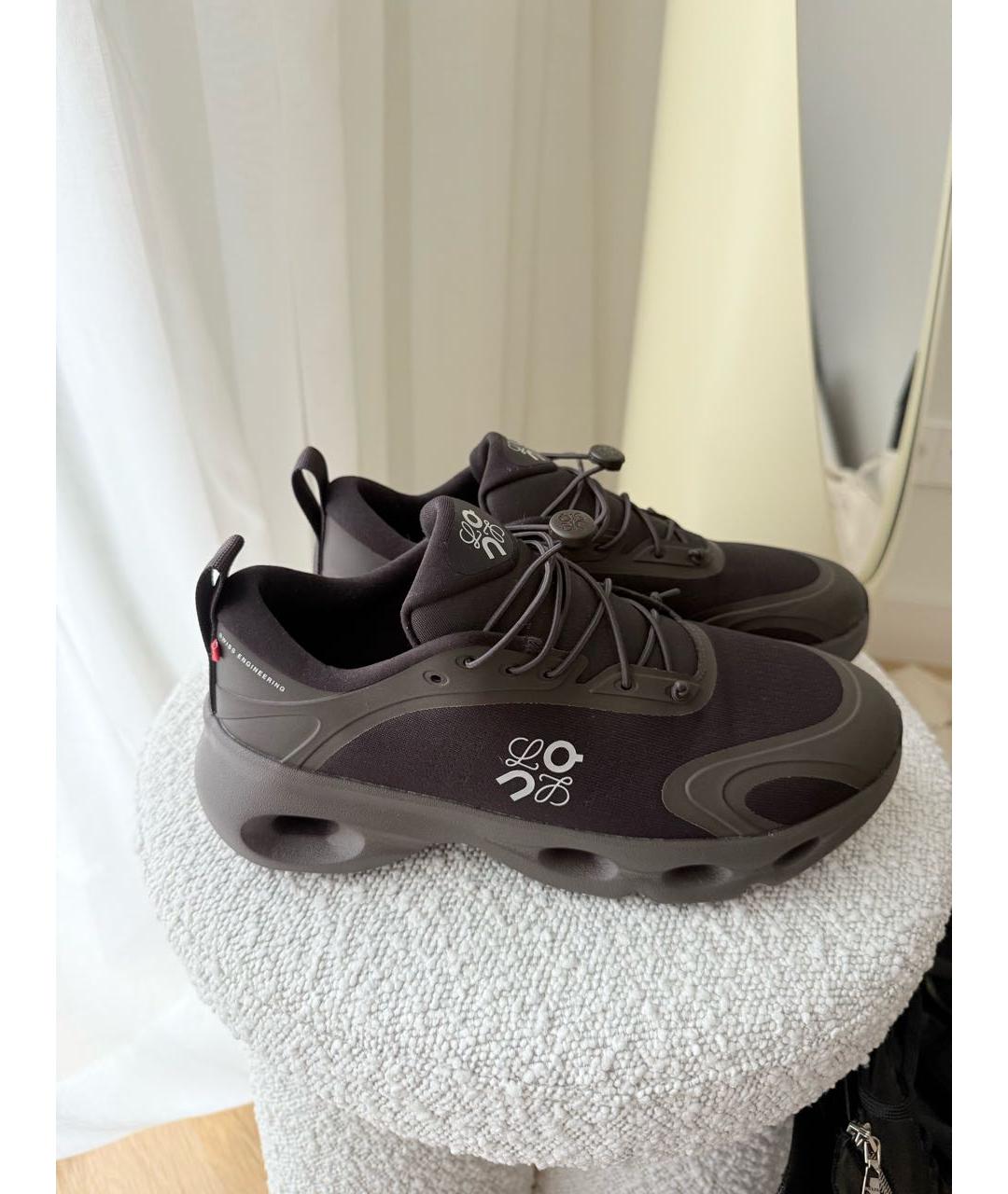 LOEWE Коричневые кроссовки, фото 2