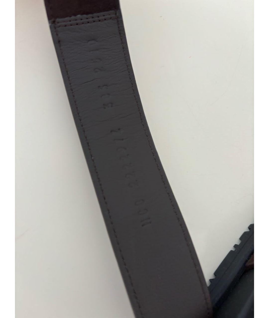 HERMES Коричневые замшевые шлепанцы, фото 4