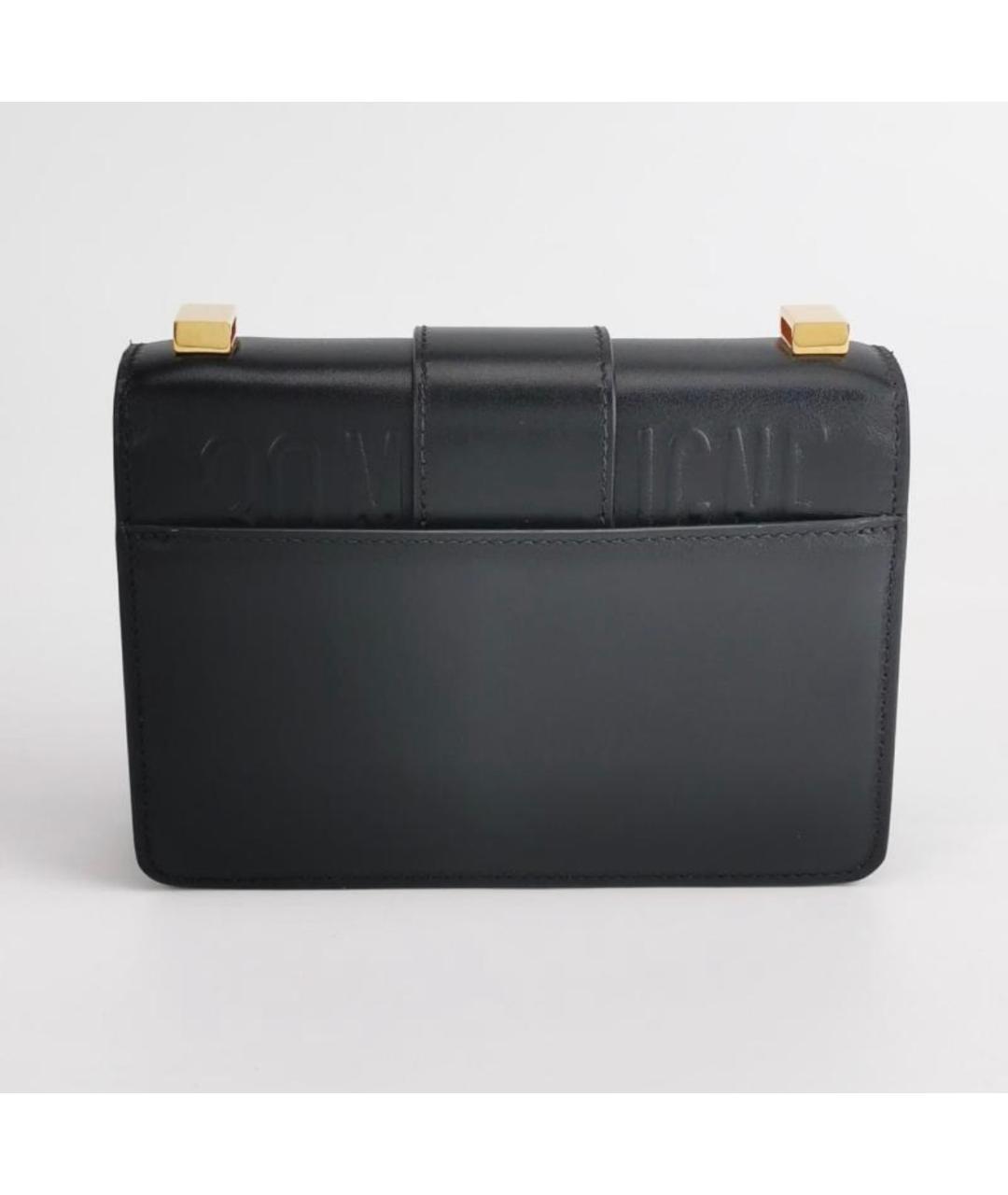 CHRISTIAN DIOR Черная кожаная сумка через плечо, фото 2