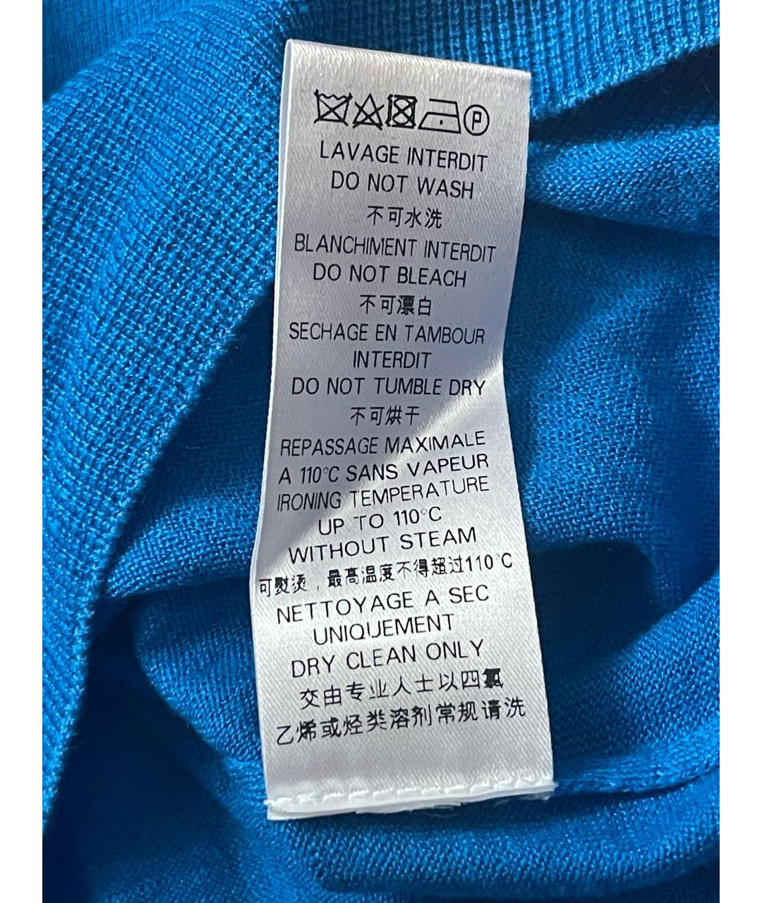 ZILLI Бирюзовое хлопковое поло с коротким рукавом, фото 6