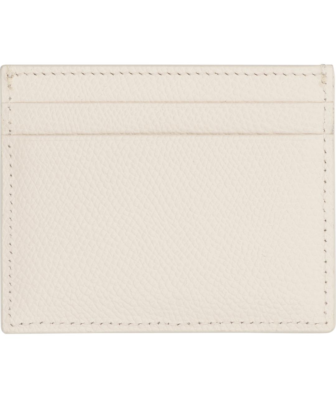 VALENTINO Белый кожаный кардхолдер, фото 3