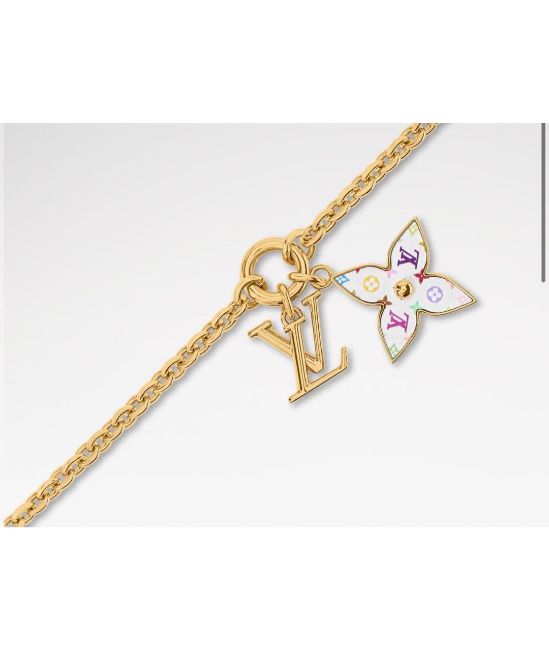 LOUIS VUITTON Золотой металлический браслет, фото 3