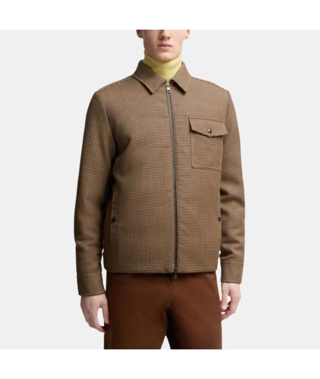 MONCLER Коричневая куртка, фото 3