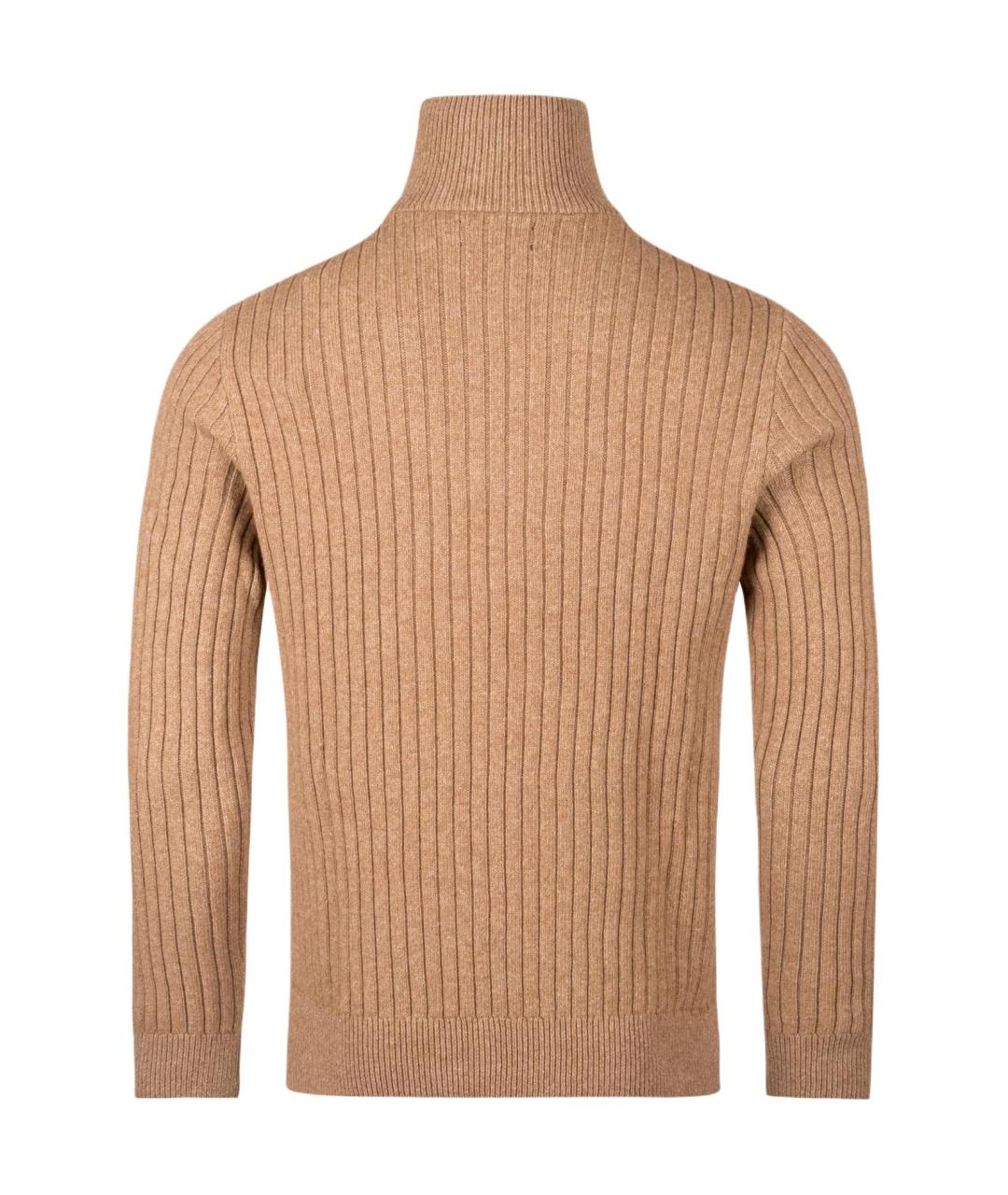 POLO RALPH LAUREN Бежевый шерстяной джемпер / свитер, фото 3