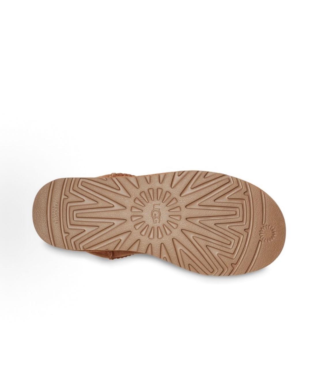 UGG AUSTRALIA Коричневые замшевые ботинки, фото 5