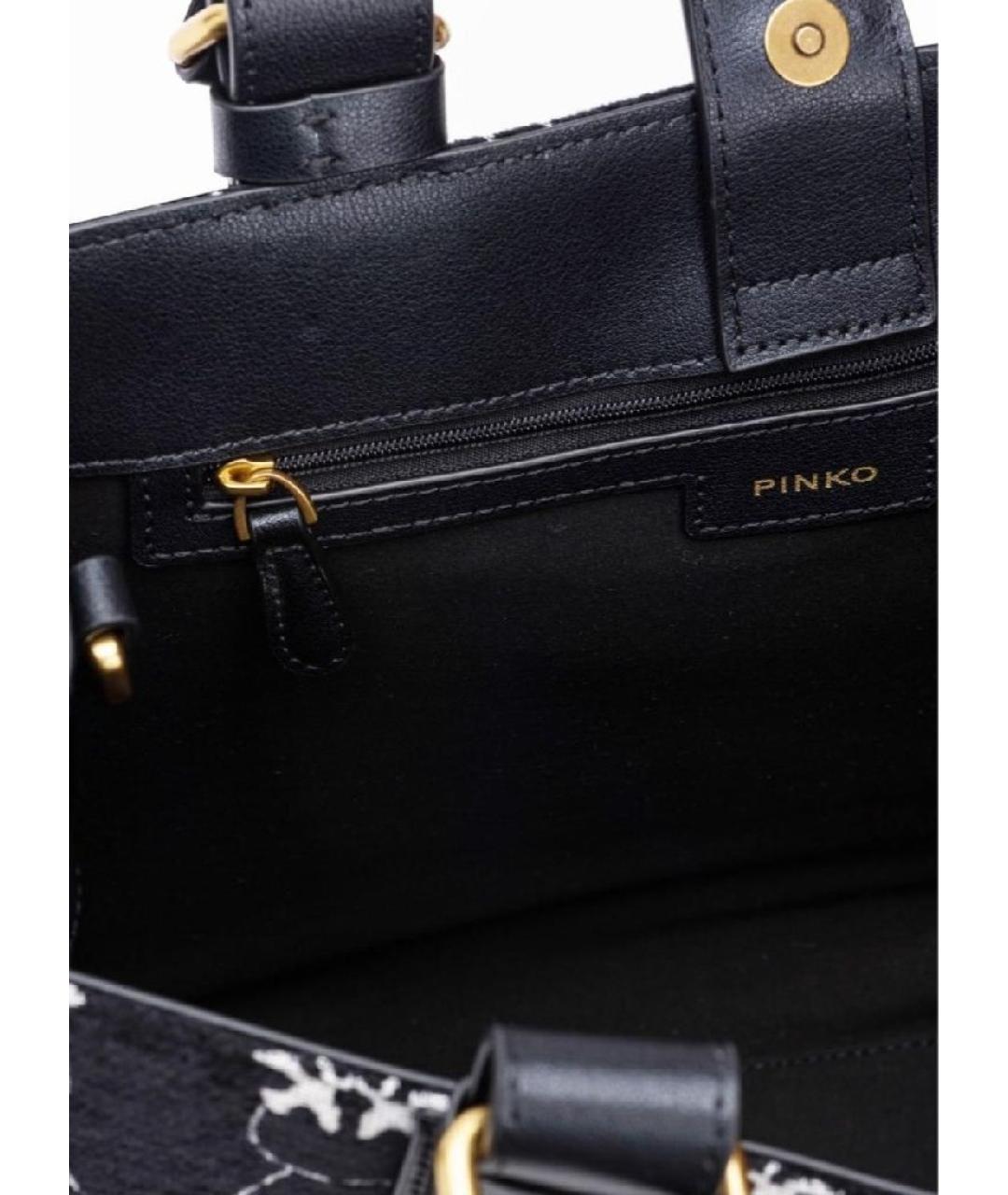 PINKO Мульти жаккардовая сумка с короткими ручками, фото 4