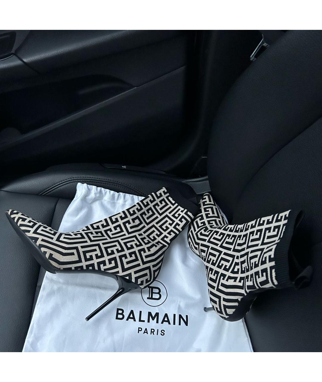 BALMAIN Мульти текстильные ботильоны, фото 8