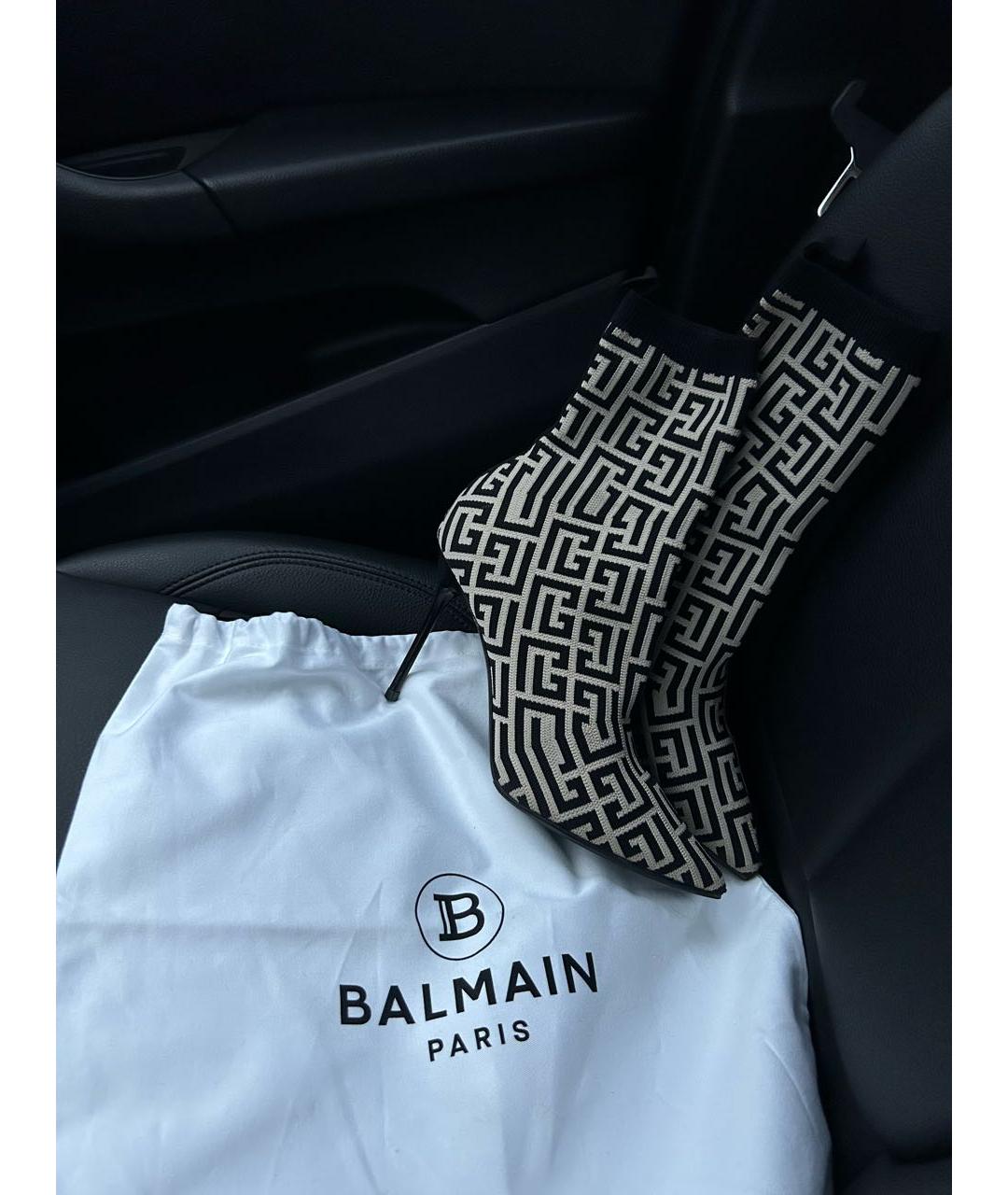 BALMAIN Мульти текстильные ботильоны, фото 6