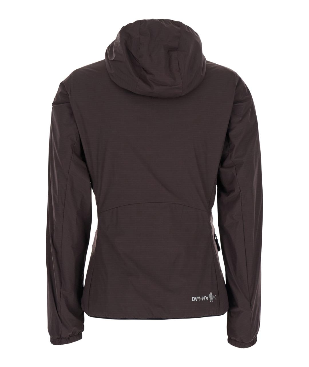 MONCLER GRENOBLE Коричневая полиамидовая куртка, фото 2