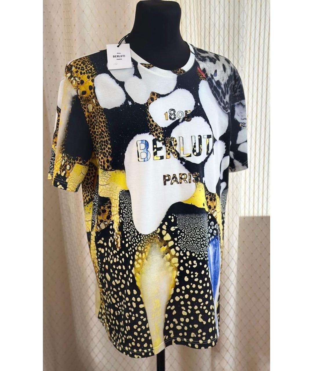 BERLUTI Мульти хлопковая футболка, фото 3