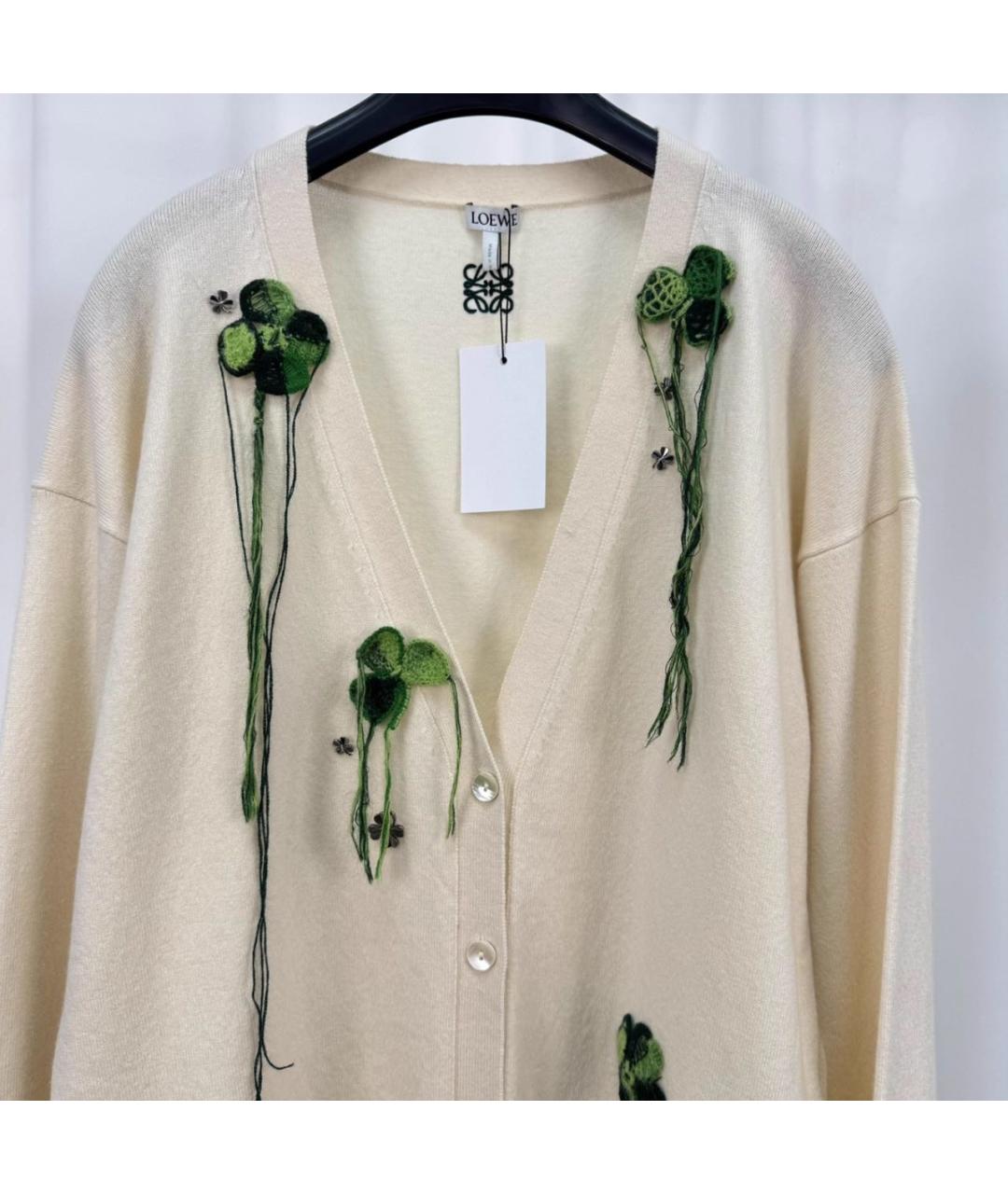 LOEWE Бежевый джемпер / свитер, фото 4