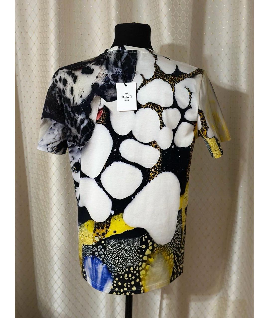 BERLUTI Мульти хлопковая футболка, фото 4