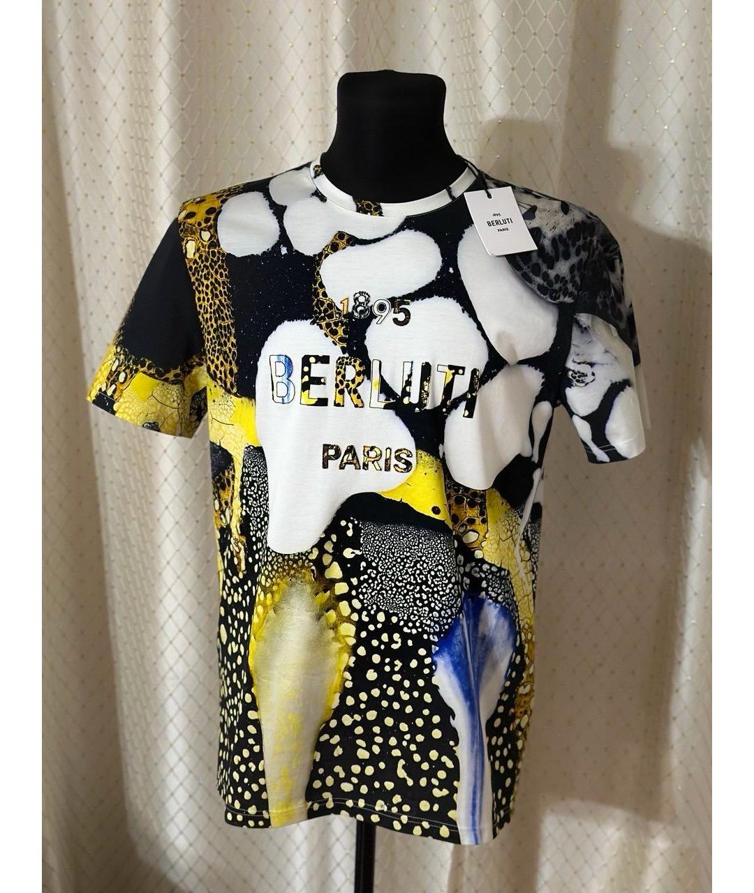 BERLUTI Мульти хлопковая футболка, фото 3