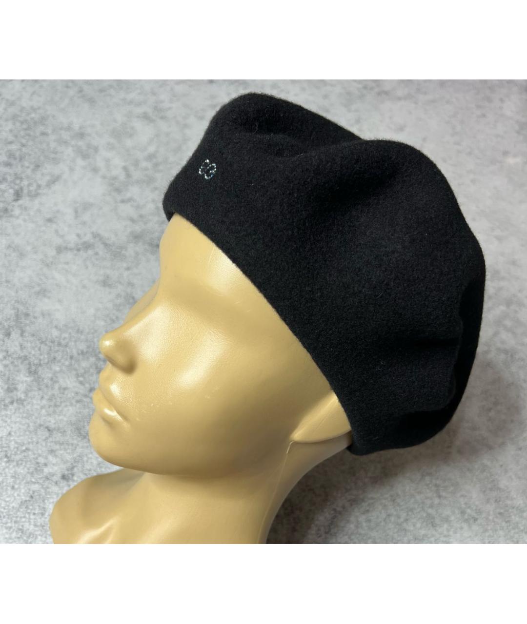 ESCADA Черная шерстяная шапка, фото 3