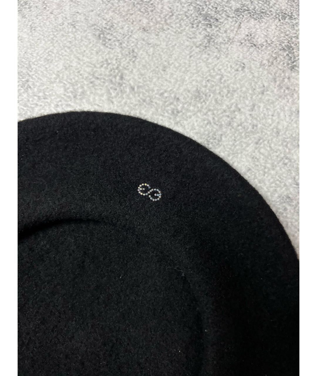 ESCADA Черная шерстяная шапка, фото 4