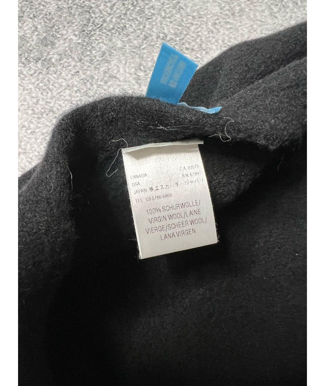 ESCADA Черная шерстяная шапка, фото 6