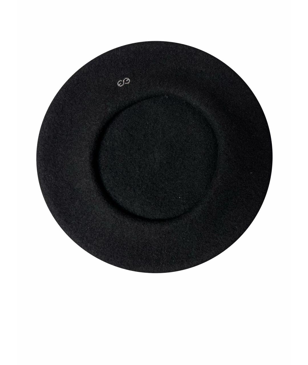 ESCADA Черная шерстяная шапка, фото 1