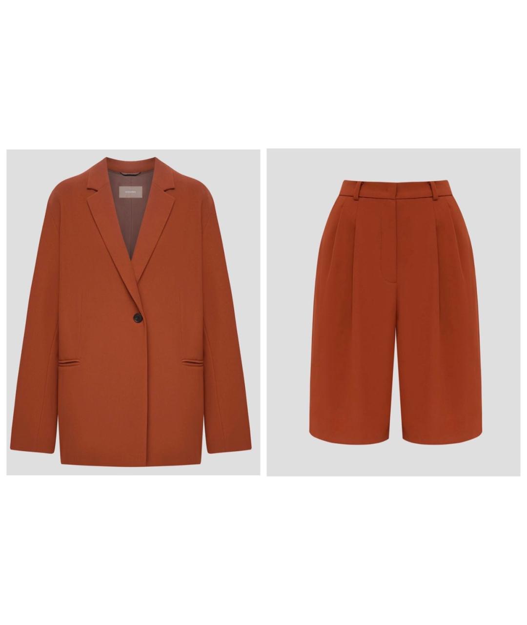 12 STOREEZ Оранжевый полиэстеровый костюм с брюками, фото 6