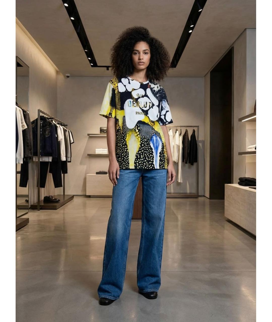 BERLUTI Мульти хлопковая футболка, фото 6