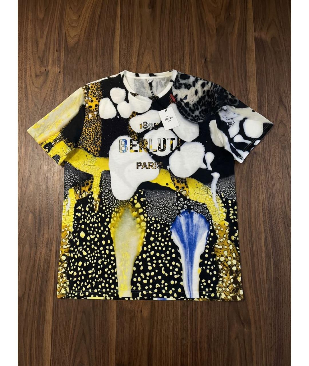 BERLUTI Мульти хлопковая футболка, фото 3