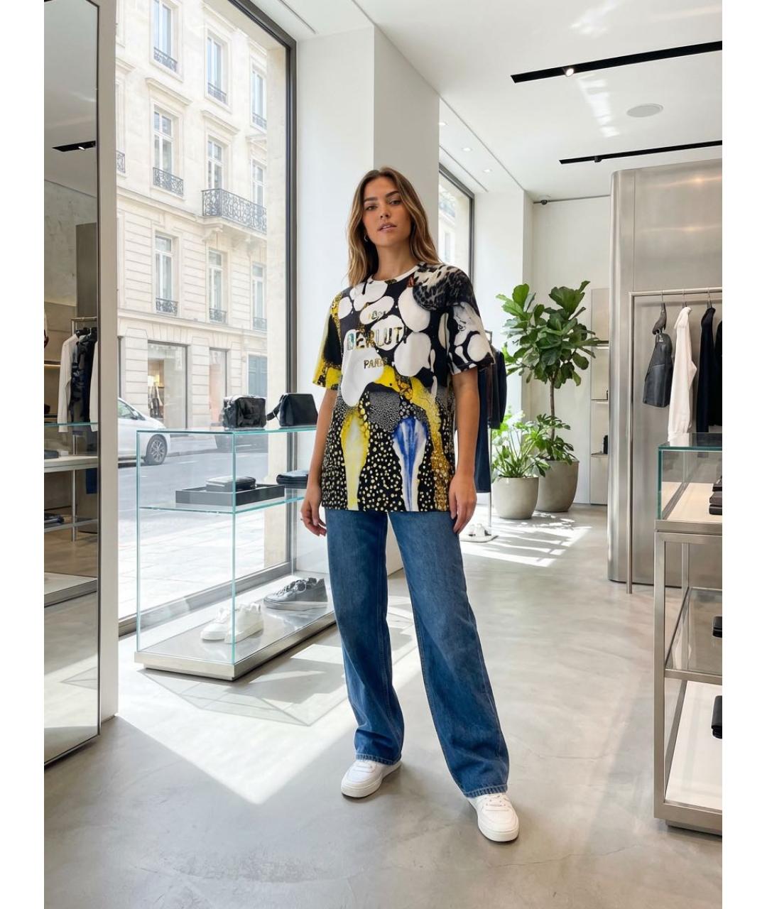 BERLUTI Мульти хлопковая футболка, фото 2