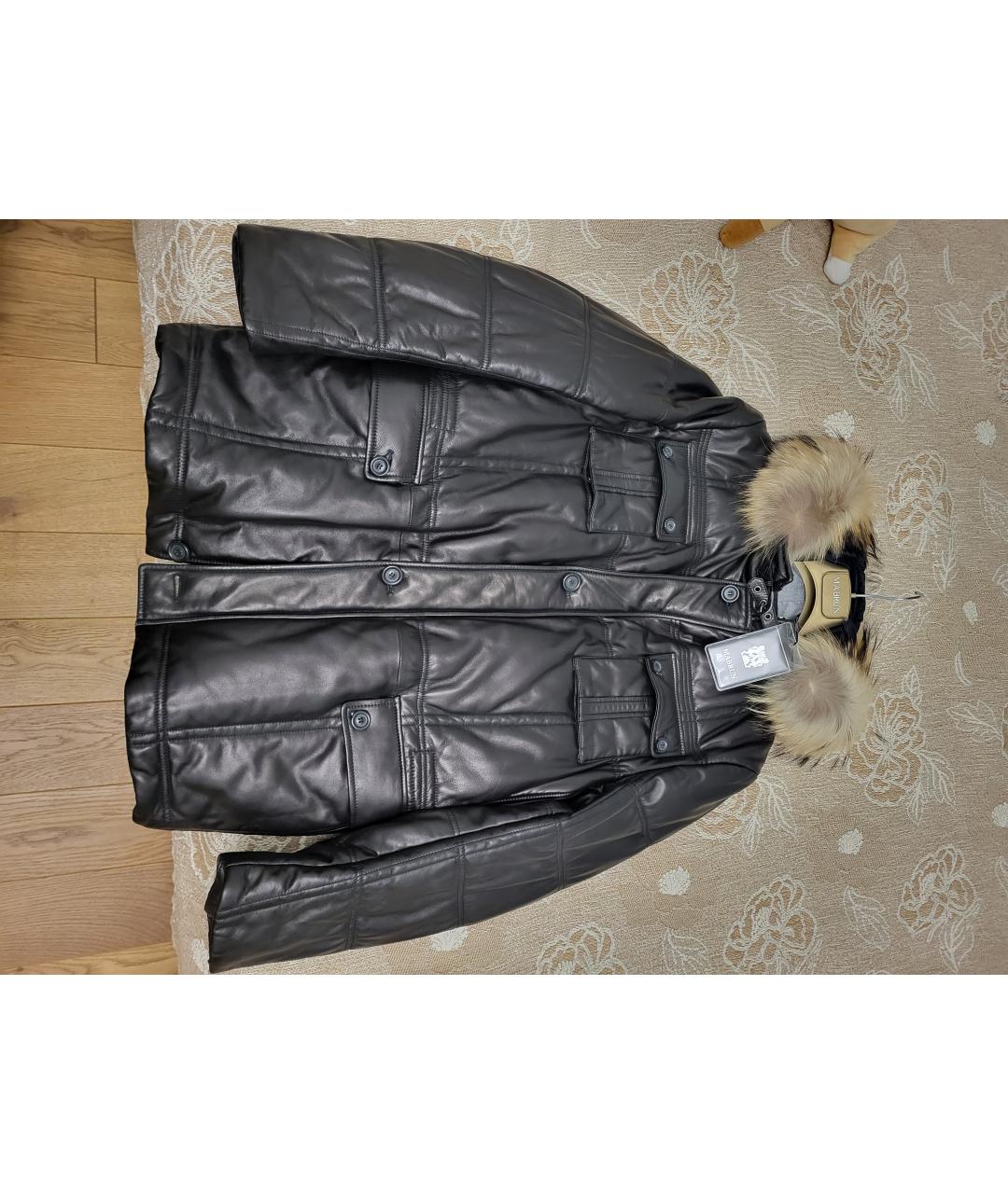 MARNI Черная кожаная парка, фото 8